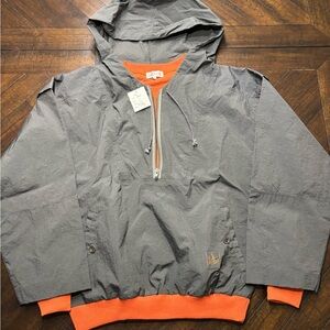 Gray and Orange Women's Jacket